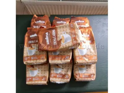 10 Kaffee Lavazza crema e aroma, 1.000 Gramm, ganze Bohne – kavel bij Zoll-Auktion, Neubrandenburg