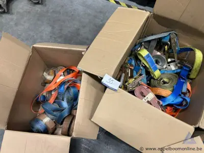 Lot spanbanden met ratels – kavel bij Appelboom