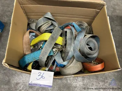 Lot spanbanden met ratels – kavel bij Appelboom