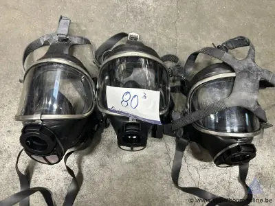 Ademluchtmasker DRÄGER Panorama Nova, met spin – kavel bij Appelboom