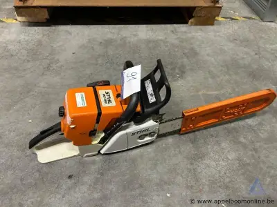 Motorzaag STIHL MS 460, 4.4 kW, inclusief zaagblad 3/8" 45cm, serienummer 1128 967 3303A S – kavel bij Appelboom