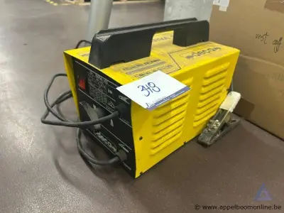 Lasapparaat DECA PARVA 145, inclusief aardklem en elektrodehouder, 220 V. Werking niet gekend – kavel bij Appelboom