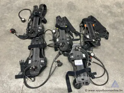 5x Persluchtademtoestel Dräger PSS90D. Werking niet gekend – kavel bij Appelboom