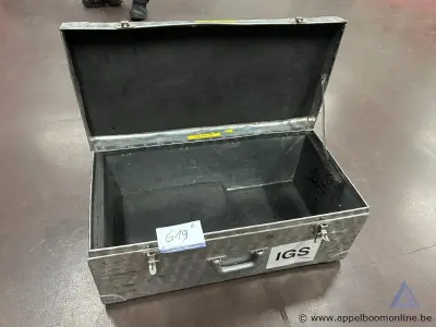 6 Metalen transportkisten – kavel bij Appelboom