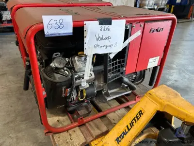 Stroomgenerator GEKO 8000 ED-AA/SEBA-II, bouwjaar 2009, 140 kg, serienummer 105008. Werking niet gekend – kavel bij Appelboom