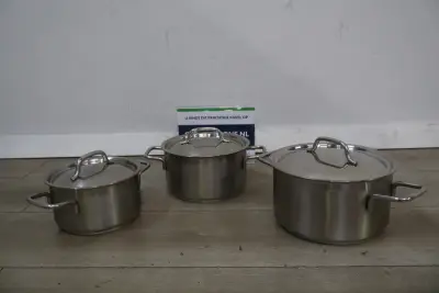 Set van drie BK kookpannen – kavel bij GSD Auctions, Zoeterwoude