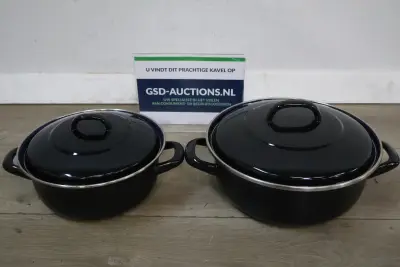 Set van twee BK braadpannen – kavel bij GSD Auctions, Zoeterwoude