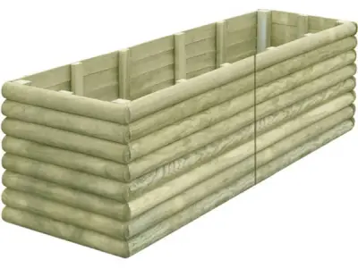 Grenen bloembak geïmpregneerd - 206x56x48 cm – kavel bij XL Auctions