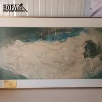 Druk naakte vrouw in kader – kavel bij BOPA Auctions, Ieper