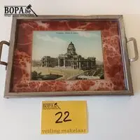 Dienblad Bruxelles. Palais de Justice – kavel bij BOPA Auctions, Ieper