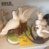 Decoratie dieren. 7 stuks – kavel bij BOPA Auctions, Ieper