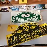 Rally stickers. 3 stuks – kavel bij BOPA Auctions, Ieper