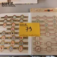 Sigarenbandjes. 1 boek – kavel bij BOPA Auctions, Ieper