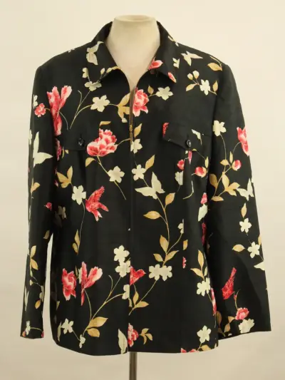 Basler vest met bloemendessin - maat 44 – kavel bij De Kringwinkel, Antwerpen