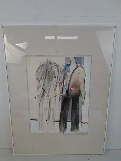 Willem Deneckere (1939-2000) – Uniek Groot Kunstwerk (1994) – Handgesigneerd – kavel bij De Kringwinkel, Waardamme