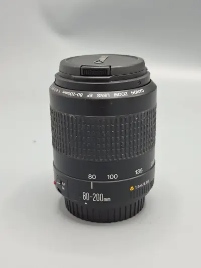 Canon EF 80-200mm f/4.5-5.6 II Telezoom Lens – kavel bij De Kringwinkel, Waardamme