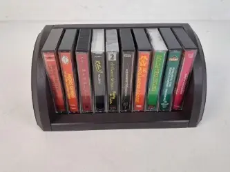 Vintage opbergrek voor cassettebandjes – kavel bij De Kringwinkel, Waardamme