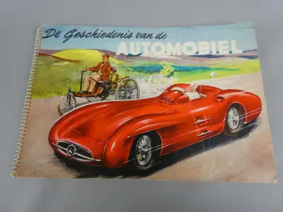 Stickerboek de geschiedenis van de automobiel – kavel bij De Kringwinkel, Diest