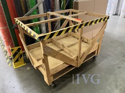 Houten transportkar – kavel bij IVG, Emsdetten