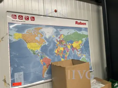 Wereldkaart – kavel bij IVG, Emsdetten