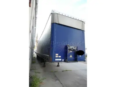1 LKW-Sattelauflieger Schmitz Cargobull Typ S01 / Unfall- & Bastlerfahrzeug – foto 2 – kavel bij Zoll-Auktion, Wandlitz