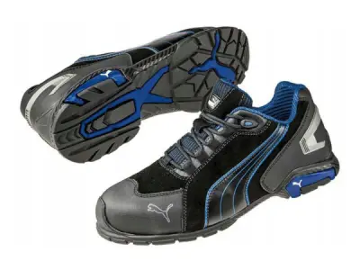 Puma veiligheidsschoen maat 39 S3 Rio blauw/zwart – kavel bij XL Auctions