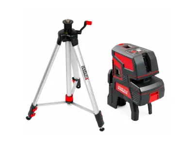 Levelfix kruislijnlaser groen set met statief CL202G – kavel bij XL Auctions