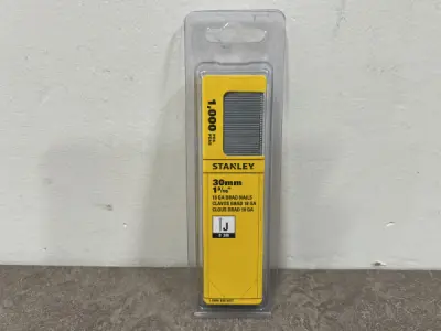 10x Stanley nagels 30mm Type J 1000-pack – kavel bij XL Auctions