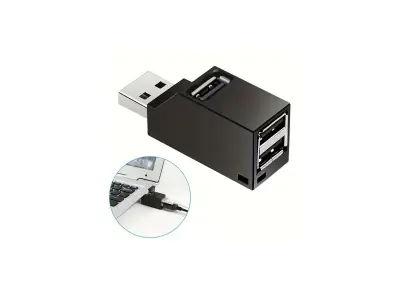 Hoge-Snelheid USB 3.0 Hub Adapter – 3 Poorten + Kaartlezer – kavel bij GSD Auctions, Zoeterwoude