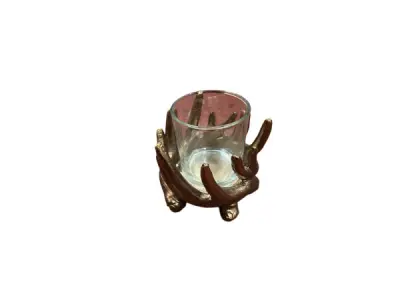Kandelaar Nutcracker goud Zwart – kavel bij XL Auctions
