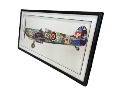 3D schilderij 'Spitfire' – kavel bij XL Auctions
