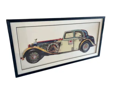 3D schilderij 'Rolls Royce' – kavel bij XL Auctions