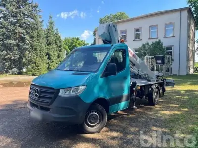 Arbeitshubbühne Mercedes LT230 / Ruthmann Ecoline 230 (selbstfahrend, Bj. 2020) – kavel bij Blinto, Chemnitz