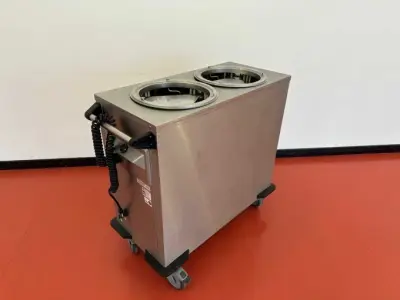 1 Rieber fahrbarer Tellerspender RRV-H/2 220-300 – beheizt – kavel bij Zoll-Auktion, München