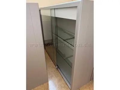 1 Schaukasten / Glasvitrine Aluminium-Glas – kavel bij Zoll-Auktion, Höhr-Grenzhausen