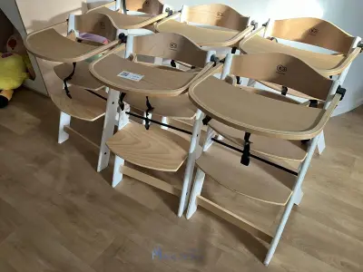 6 Hoge kinderstoelen KINDERKRAFT – kavel bij VH Auctions