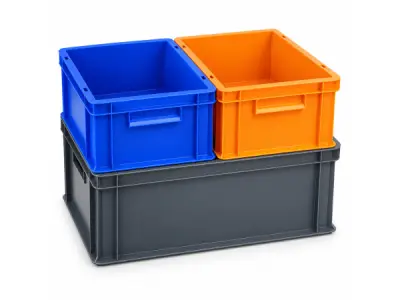 Set van 3 Kunststof Opbergbakken – kavel bij XL Auctions