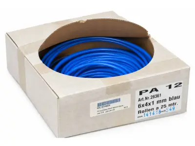 PA12 Polyamide Luchtslang Blauw 6x4 mm – Rol 25 Meter – kavel bij XL Auctions
