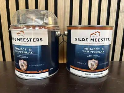 2x Gilde Meesters Project- & Trappenlak 2K 2,5L Hoogglans – kavel bij XL Auctions