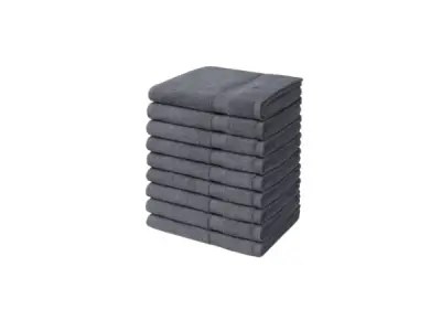 Handdoeken 50×100 cm – Set van 10 – 400 g/m² – Antraciet – kavel bij XL Auctions