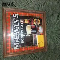 Reclame spiegel McEwan’s – kavel bij BOPA Auctions, Ieper