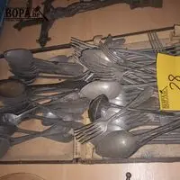 Tinnen lepels en vorken – kavel bij BOPA Auctions, Ieper
