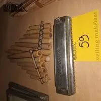 Mondharmonica en panfluiten – kavel bij BOPA Auctions, Ieper