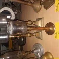 Windlichten op voet. 3 stuks – kavel bij BOPA Auctions, Ieper