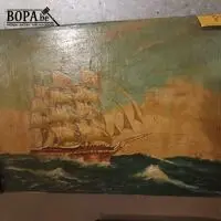 Schilderij van zeilschip – kavel bij BOPA Auctions, Ieper