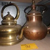 Koperen waterketels. 2 stuks – kavel bij BOPA Auctions, Ieper