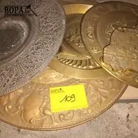Koperen schalen en kapstok – kavel bij BOPA Auctions, Ieper