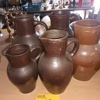 Kruiken in aardewerk. 5 stuks – kavel bij BOPA Auctions, Ieper