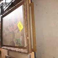Schilderijen met bloemen. 4 stuks – kavel bij BOPA Auctions, Ieper