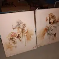 Schilderij op doek. 3 stuks – kavel bij BOPA Auctions, Ieper